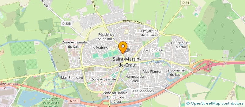 localisation de l'entreprise ASS.E.M à SAINT-MARTIN-DE-CRAU