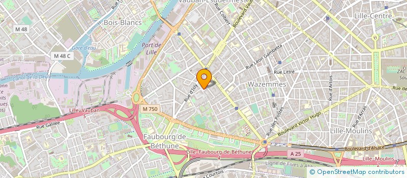 localisation de l'entreprise ASS E.P.G.V LILLE ESQUERMES à LILLE