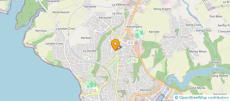 localisation de l'entreprise ASS E PERICOLOSO SPORGERSI  CONCARNEAU