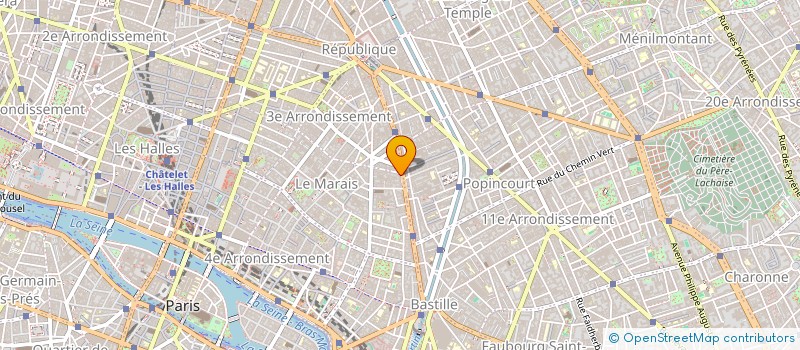 localisation de l'entreprise ASS ECHANGE CULTURE ARTS FRANCAIS GREC  PARIS