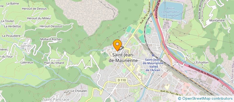 localisation de l'entreprise ASS ECHANGES ET DECOUVERTE à SAINT-JEAN-DE-MAURIENNE