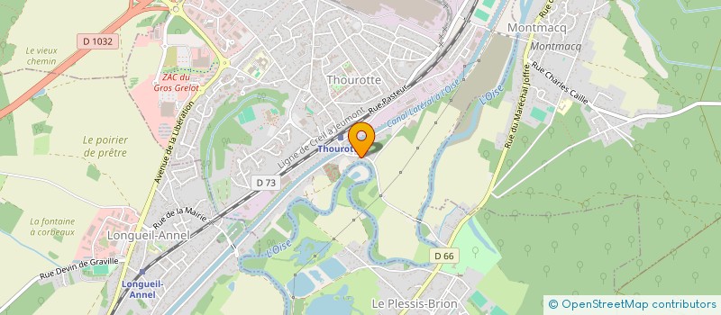 localisation de l'entreprise ASS ECLAIREURS ET ECLAIREUSES DE FRANCE  THOUROTTE