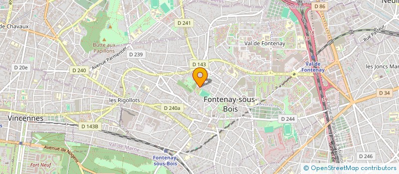 localisation de l'entreprise ASS ECLAT DE SOUFFLE à FONTENAY-SOUS-BOIS