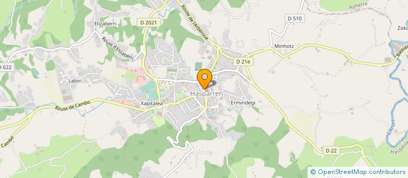 localisation de l'entreprise ASS ECOLE BASQUE D ARTS MARTIAUX à HASPARREN