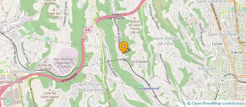 localisation de l'entreprise ASS ECOLE BILINGUE BARSAMIAN à NICE