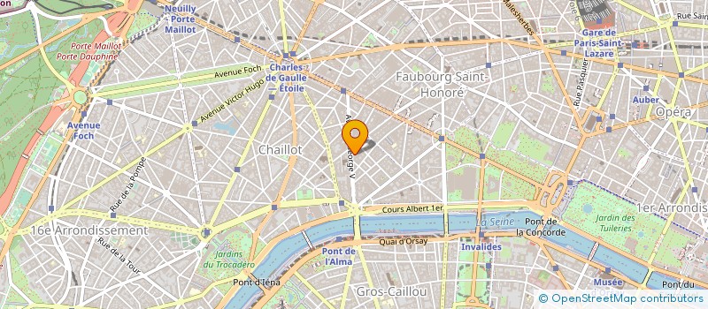 localisation de l'entreprise ASS ECOLE DE CHAILLOT à PARIS