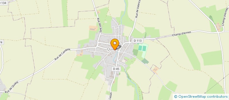 localisation de l'entreprise ASS ECOLE DE DANSE DE QUIEVY à QUIEVY