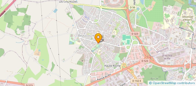localisation de l'entreprise ASS ECOLE DE MUSIQUE à BEAUCOUZE
