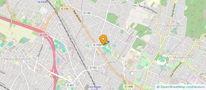 localisation de l'entreprise ASS ECOLE DE MUSIQUE CHRISTIANE ROLLAND à SAINT-PRIX