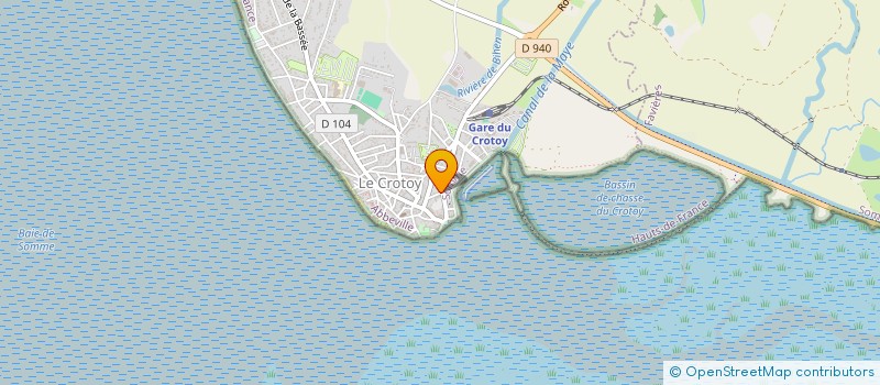 localisation de l'entreprise ASS ECOLE DE MUSIQUE LES AMIS REUNIS à LE CROTOY