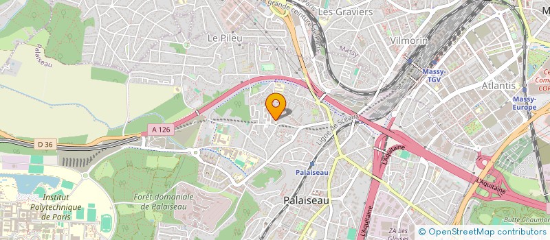 localisation de l'entreprise ASS ECOLE DE MUSIQUE PIERRE PAUBON à PALAISEAU