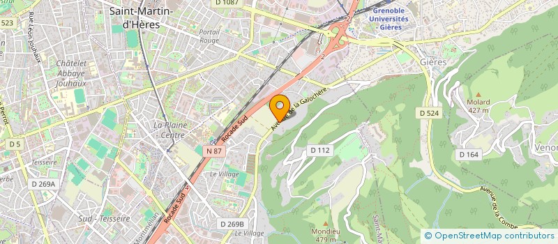 localisation de l'entreprise ASS ECOLE DE VIOLON MUSIC'AM à SAINT-MARTIN-D'HERES