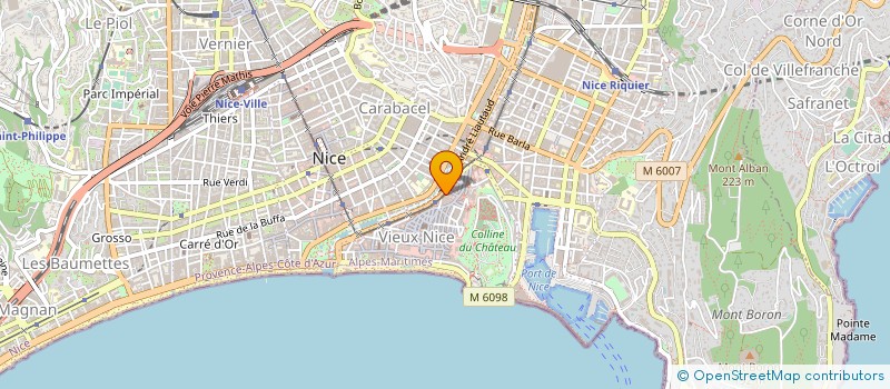localisation de l'entreprise ASS ECOLE DE YOGA à NICE