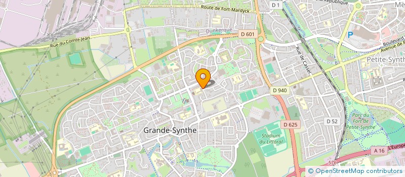 localisation de l'entreprise ASS ECOLE ET FAMILLE DE GRANDE SYNTHE  GRANDE-SYNTHE