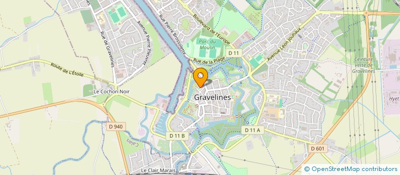 localisation de l'entreprise ASS ECOLE ET FAMILLE DE GRAVELINES à GRAVELINES