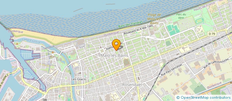 localisation de l'entreprise ASS ECOLE ET FAMILLE DE MALO à DUNKERQUE