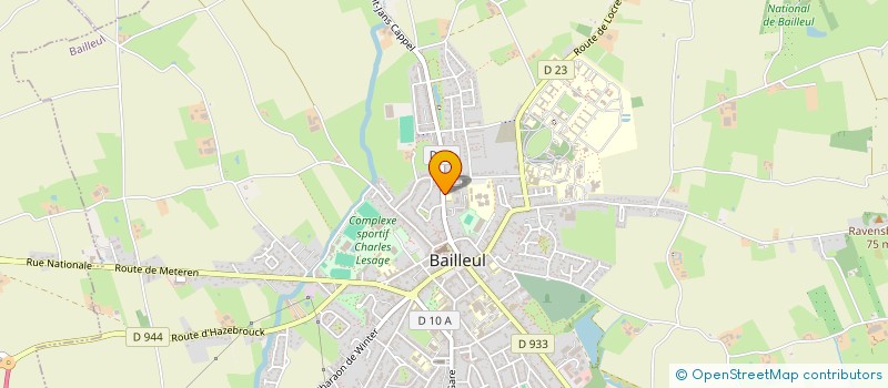 localisation de l'entreprise ASS ECOLE & FAMILLE DE BAILLEUL à BAILLEUL