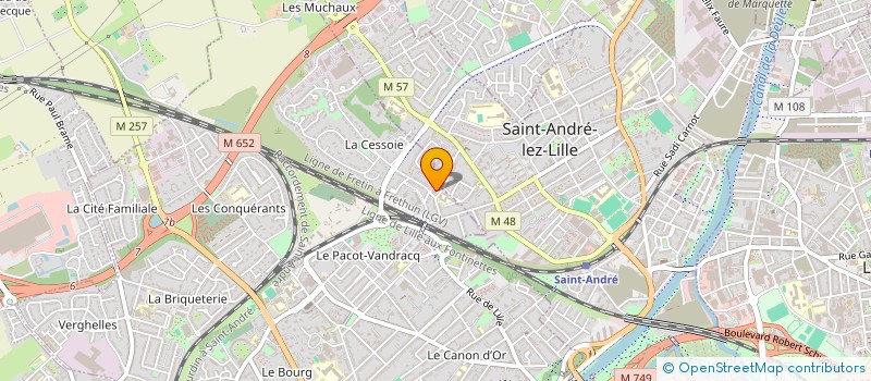 localisation de l'entreprise ASS ECOLE FAMILLE LA CESSOIE à LAMBERSART