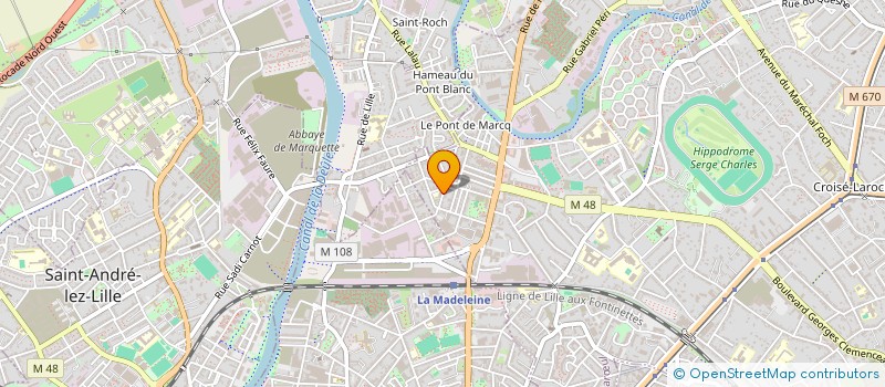 localisation de l'entreprise ASS ECOLE FAMILLE MARCQ EN BAROEUL PONT à MARCQ-EN-BARŒUL