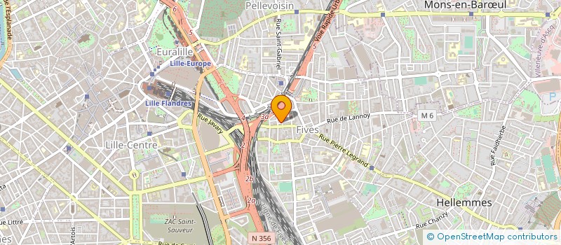 localisation de l'entreprise ASS ECOLE & FAMILLE N D DE FIVES à LILLE