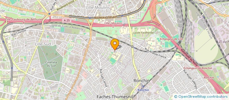 localisation de l'entreprise ASS ECOLE & FAMILLE ST PHILIBERT à LILLE