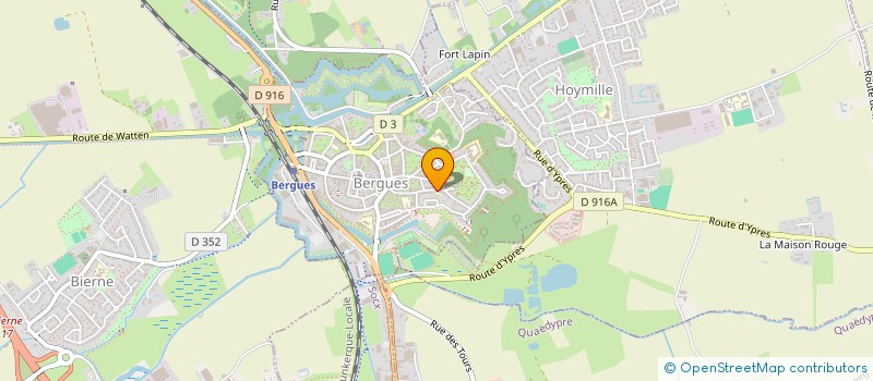 localisation de l'entreprise ASS ECOLE & FAMILLE ST PIERRE A BERGUES à HOYMILLE