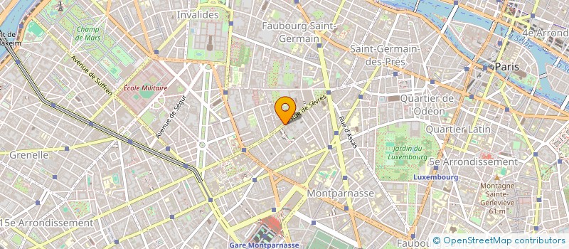 localisation de l'entreprise ASS ECOLE FRANCOPHONIE PROCHE ORIENT  PARIS