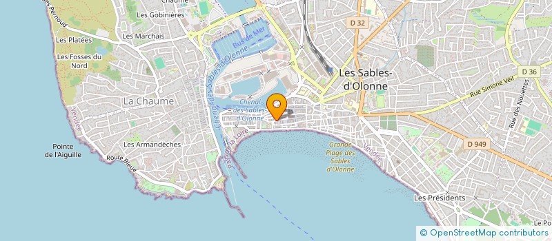 localisation de l'entreprise ASS ECOLE FUN MUSIC à LES SABLES D'OLONNE