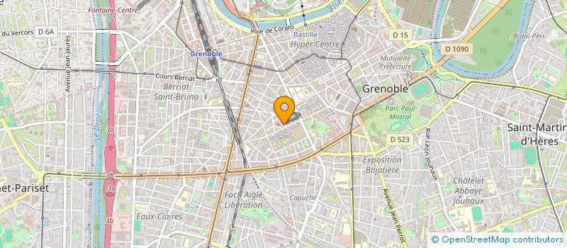 localisation de l'entreprise ASS ECOLE JUIVE GRENOBLE  GRENOBLE