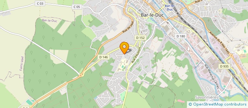 localisation de l'entreprise ASS ECOLE MAT JEAN ERRARD à BAR-LE-DUC