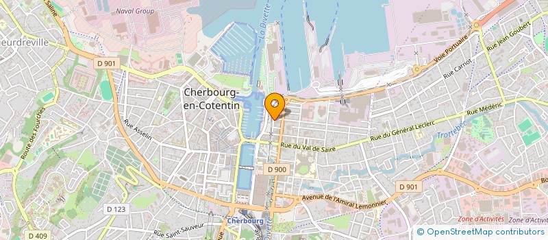 localisation de l'entreprise ASS ECOLE PARENTS ET EDUCATEURS MANCHE  CHERBOURG-EN-COTENTIN