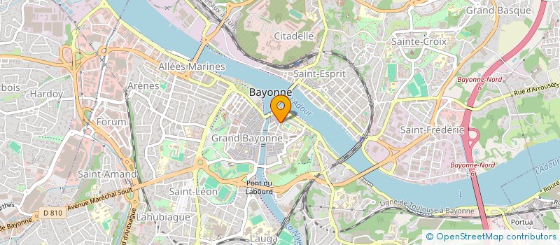 localisation de l'entreprise ASS ECOLE PUB MIXTE PETIT BAYONNAIS à BAYONNE