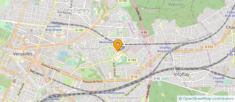 localisation de l'entreprise ASS ECOLE SAINTE GENEVIEVE à VERSAILLES
