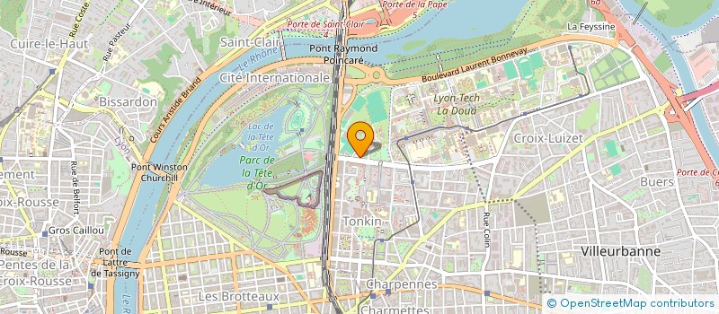 localisation de l'entreprise ASS ECOLE SUPERIEURE BIBLIOTHECAIRE  VILLEURBANNE