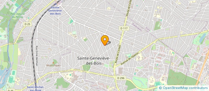 localisation de l'entreprise ASS ECOLE SUPERIEURE GEMMOLOGIE à SAINTE-GENEVIEVE-DES-BOIS