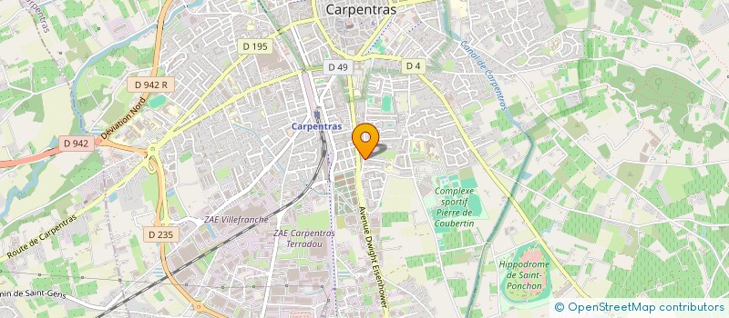 localisation de l'entreprise ASS ECOLES MATERNELLES PUBLIQUES CARPENTRAS  CARPENTRAS