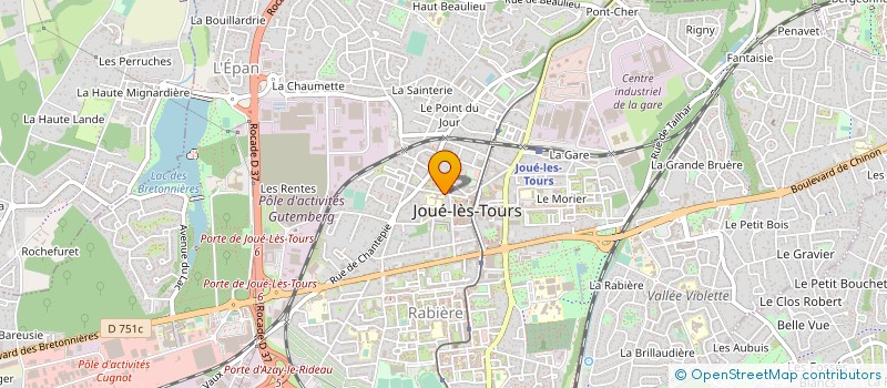 localisation de l'entreprise ASS ECOLES PRIMAIRE MATERNELLE à JOUE-LES-TOURS