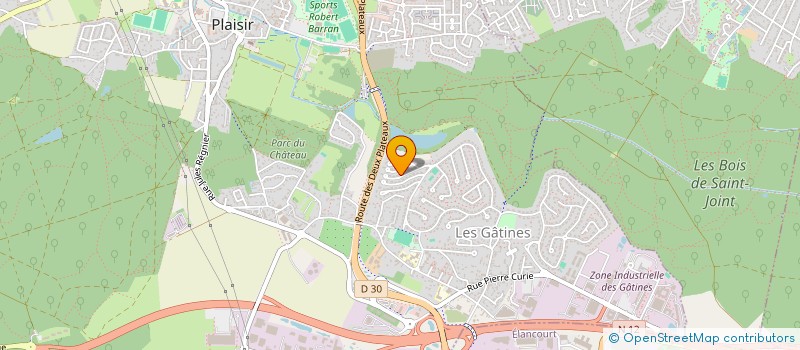 localisation de l'entreprise ASS ECRITU à PLAISIR