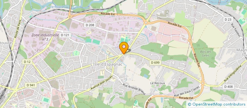 localisation de l'entreprise ASS  EDITIONS BIKINI  L'ISLE-D'ESPAGNAC