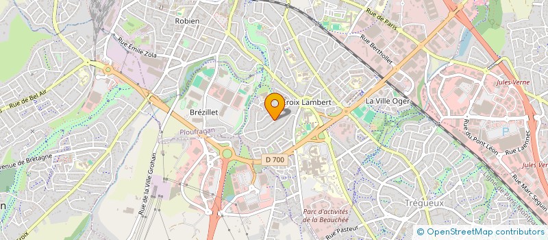 localisation de l'entreprise ASS EDUC CULT LA CROIX ST LAMBERT à SAINT-BRIEUC