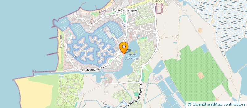 localisation de l'entreprise ASS EDUC FRANCO-MALGACHE  LE GRAU-DU-ROI