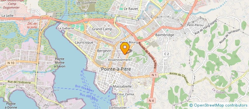 localisation de l'entreprise ASS EDUC INFOR CONSOM FEDER EDUC NATIO G à LES ABYMES