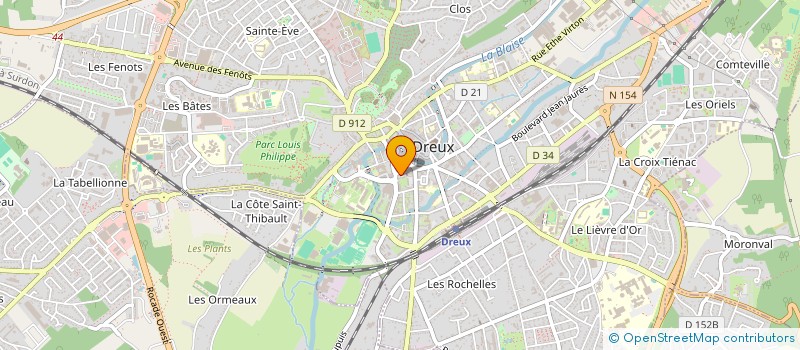 localisation de l'entreprise ASS EDUC MORALE PHYSIQUE à DREUX