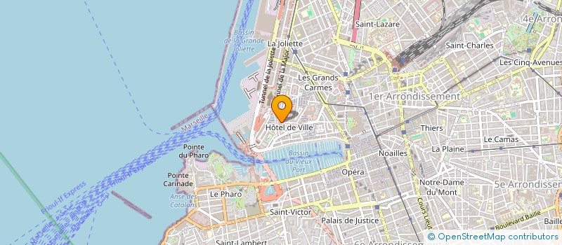 localisation de l'entreprise ASS EDUC POPUL ACCOULES COLONI à MARSEILLE