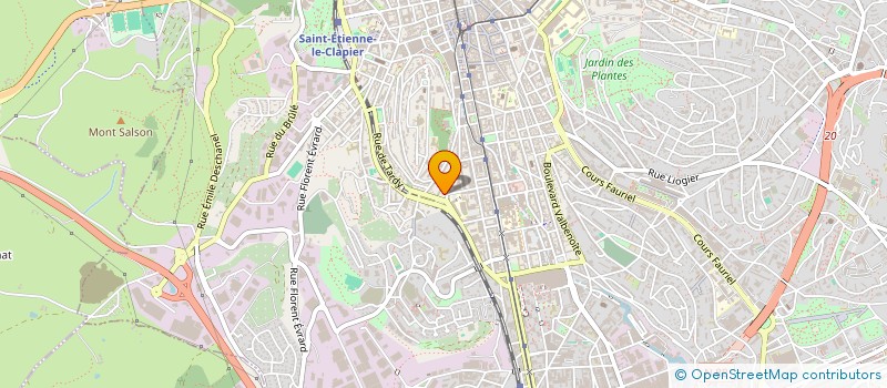 localisation de l'entreprise ASS EDUC POPUL EXTERN S COEUR à SAINT-ETIENNE