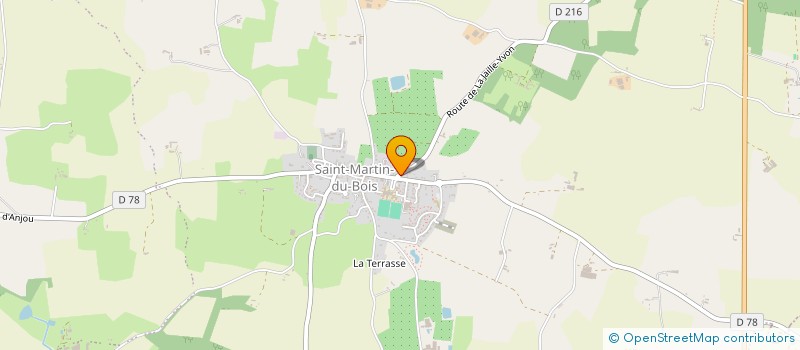 localisation de l'entreprise ASS EDUC POPUL LA JEANNE D ARC  SEGRE-EN-ANJOU BLEU