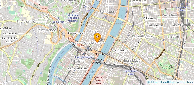 localisation de l'entreprise ASS EDUC POPUL QU PERRACHE à LYON