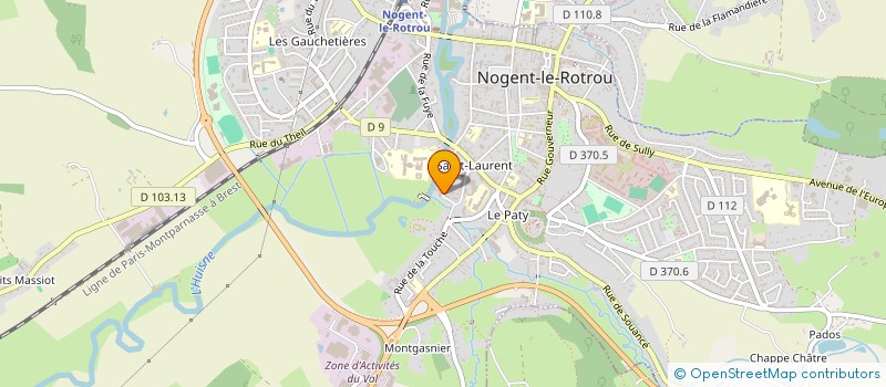 localisation de l'entreprise ASS EDUC POPUL ST JOSEPH à NOGENT-LE-ROTROU
