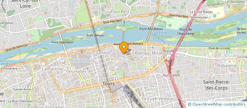 localisation de l'entreprise ASS EDUC THERAPEU INSUF CARDIAQUE à TOURS