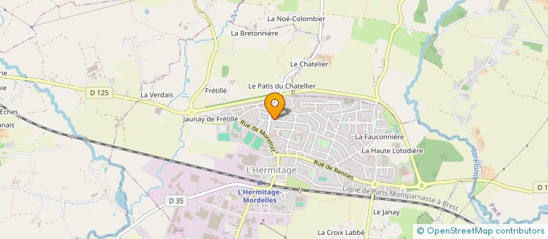 localisation de l'entreprise ASS EDUCA POPUL LA MONTAGNE à L'HERMITAGE
